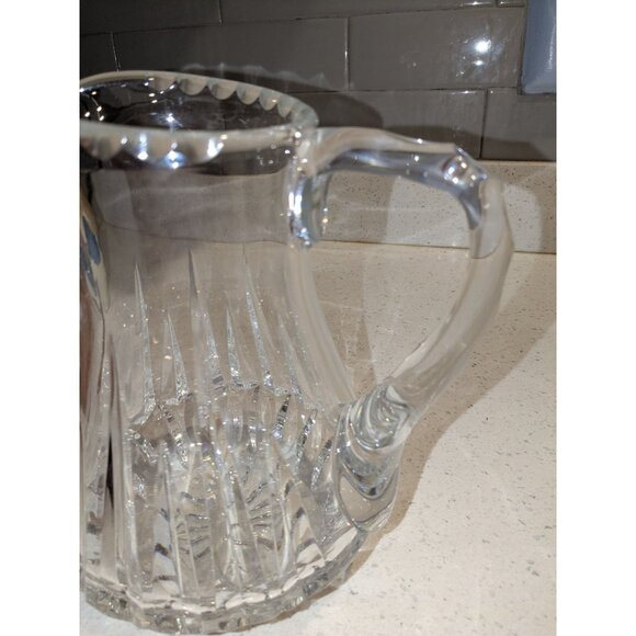 Nachtmann 40 Oz Crystal Pitcher Patrizia Pattern Glass Jug decor - Picture 6 of 14